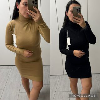 Stylové dámské šaty z příjemného úpletu, které krásně zahřejí a zároveň si udrží elegantní vzhled. Díky rolákovému...