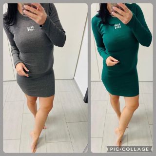 Stylové a pohodlné žebrované šaty, které krásně podtrhnou ženskou siluetu. Pružný žebrovaný materiál se přizpůsobí postavě...